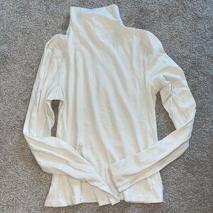 lululemon athletica Cream Turtleneck Long Sleeve Top